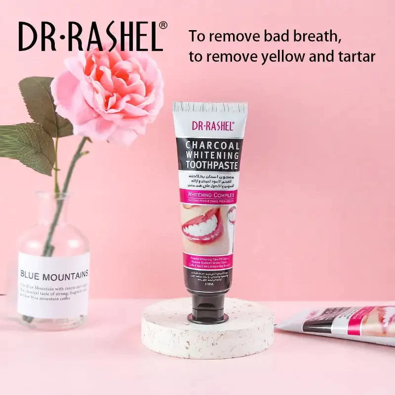 Dr.Rashel Charcoal Whitening Toothpaste - Whitening Complex - 100ml DR.RASHEL