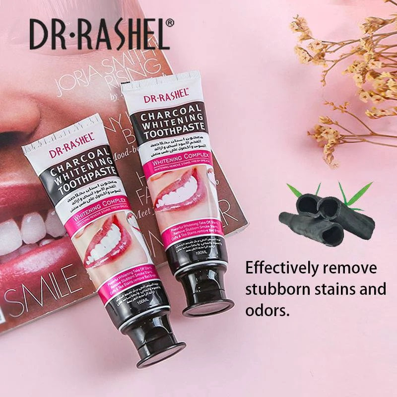 Dr.Rashel Charcoal Whitening Toothpaste - Whitening Complex - 100ml DR.RASHEL
