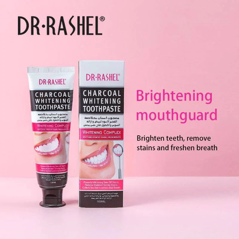 Dr.Rashel Charcoal Whitening Toothpaste - Whitening Complex - 100ml DR.RASHEL
