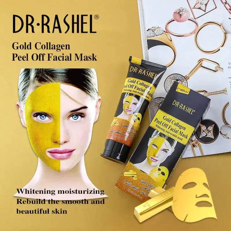 Dr.Rashel Gold Collagen Peel Off Facial Mask Whitening Anti Wrinkle Mask - 120ml DR.RASHEL