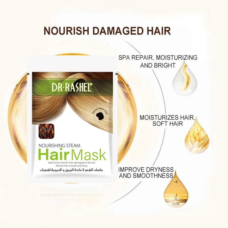 Dr.Rashel Argan Oil Nourishing Steam Hair Mask - 40g DR.RASHEL