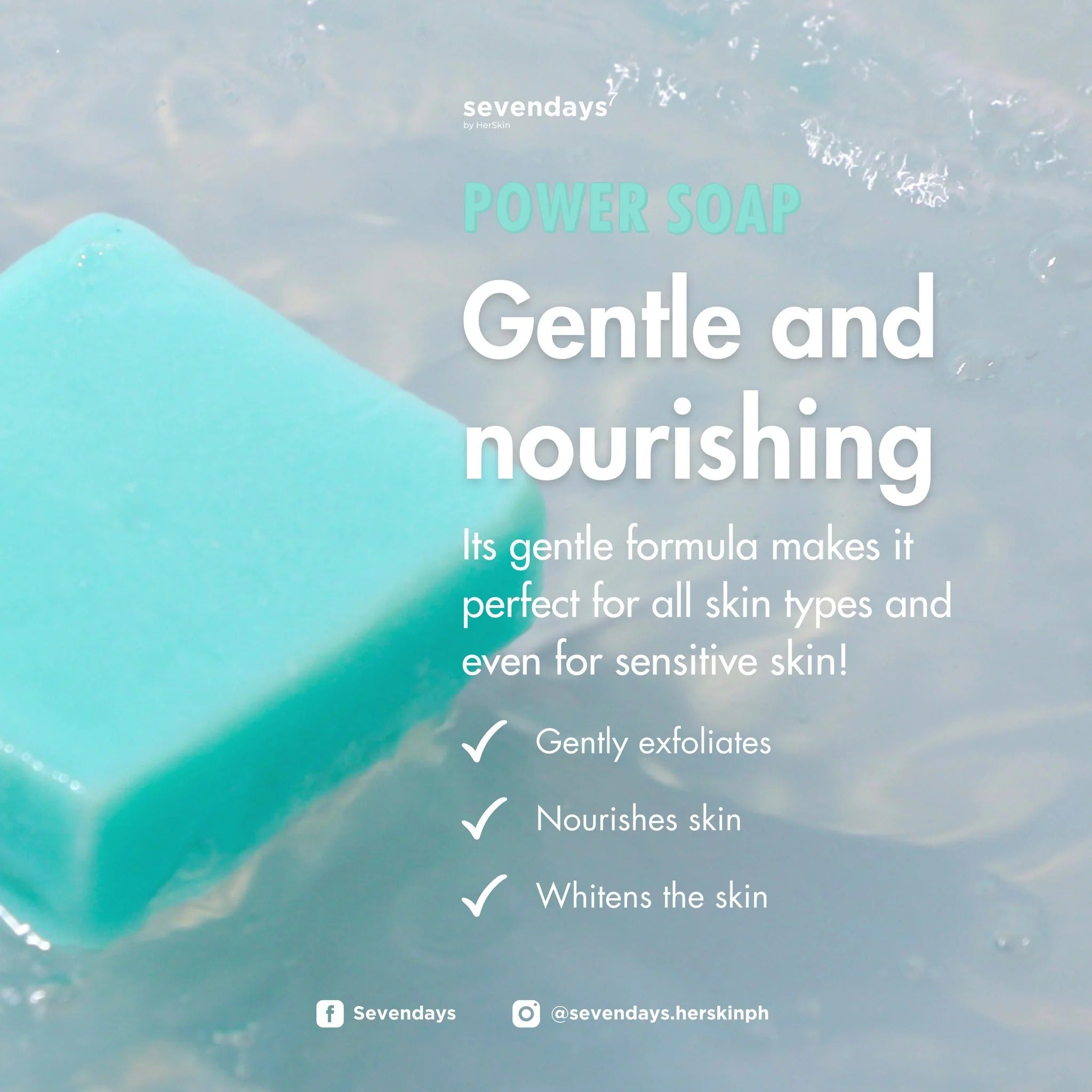Sevendays Power Soap - 80g HerSkin