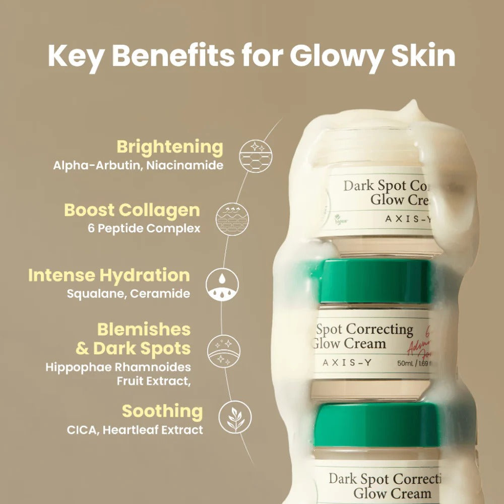 Axis-Y Dark Spot Correcting Glow Cream - 50ml AXIS-Y