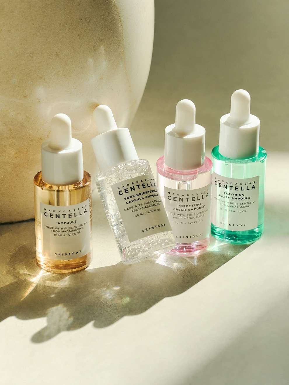 SKIN1004 MADAGASCAR CENTELLA AMPOULE KIT (MINI 4 AMPOULES) SKIN1004