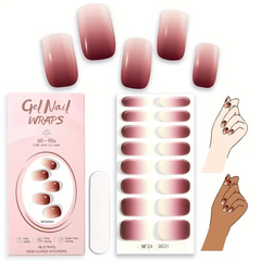 Gel Nail Wraps - NF240031 Glo Arabia