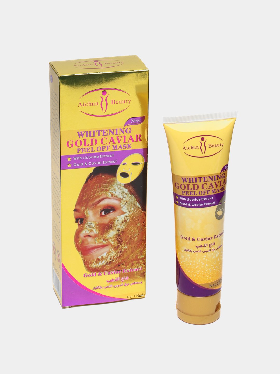 Aichun Beauty Whitening Gold Caviar Peel off Mask - 120ml Aichun Beauty