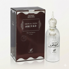 Afnan Dehn Al Oudh Abiyad 100 Ml - Long Lasting Woody Musky Unisex Fragrance For Daily Wear AFNAN