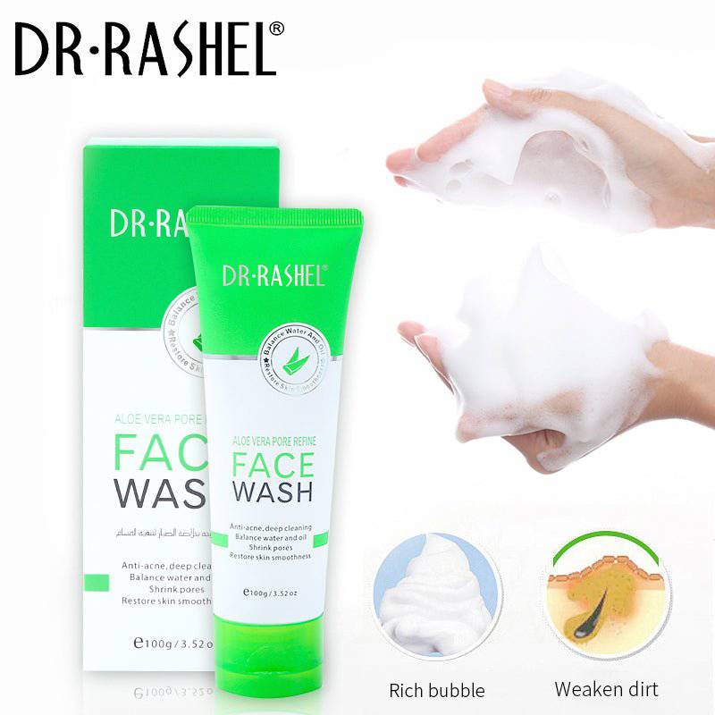 Dr.Rashel Aloe Vera Pore Refine Face Wash - 100g DR.RASHEL