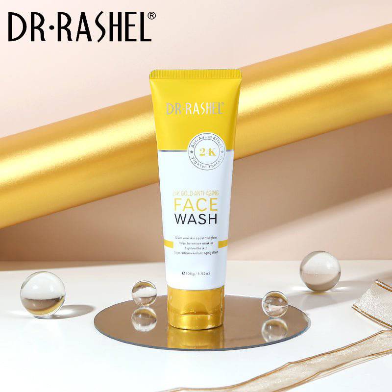 Dr.Rashel 24k Gold Anti Aging Face Wash - 100g DR.RASHEL