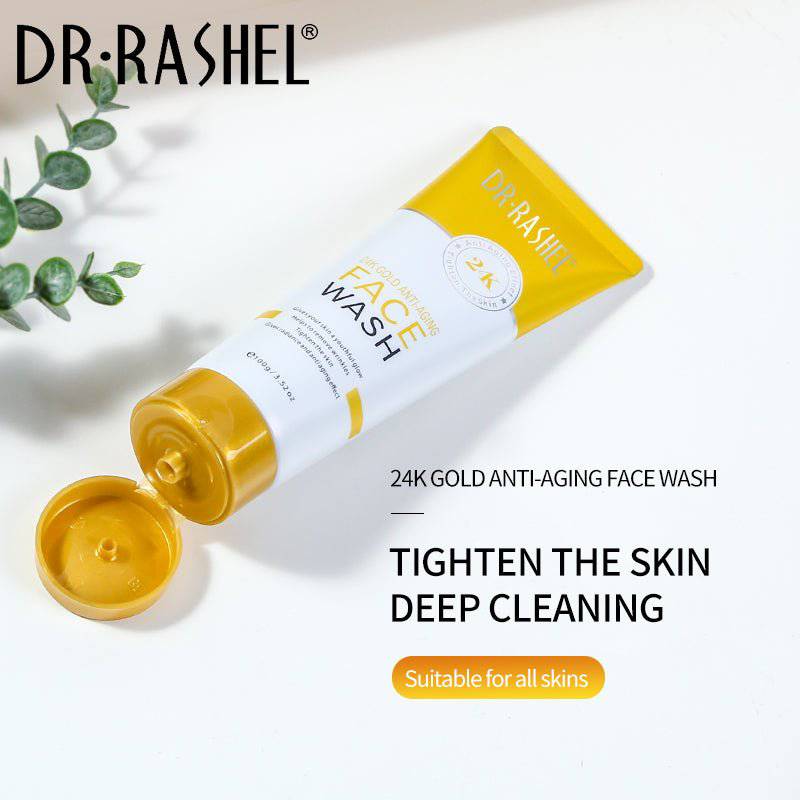 Dr.Rashel 24k Gold Anti Aging Face Wash - 100g DR.RASHEL