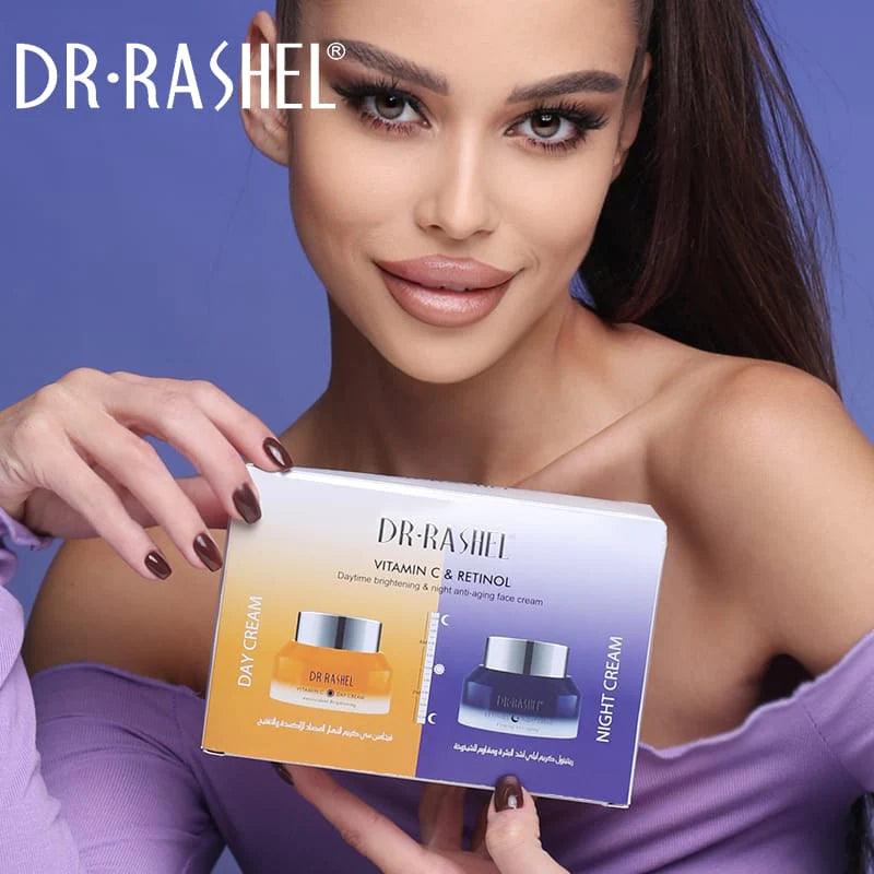 Dr.Rashel Vitamin C Day Cream & Retinol Night Cream - 2x50g DR.RASHEL
