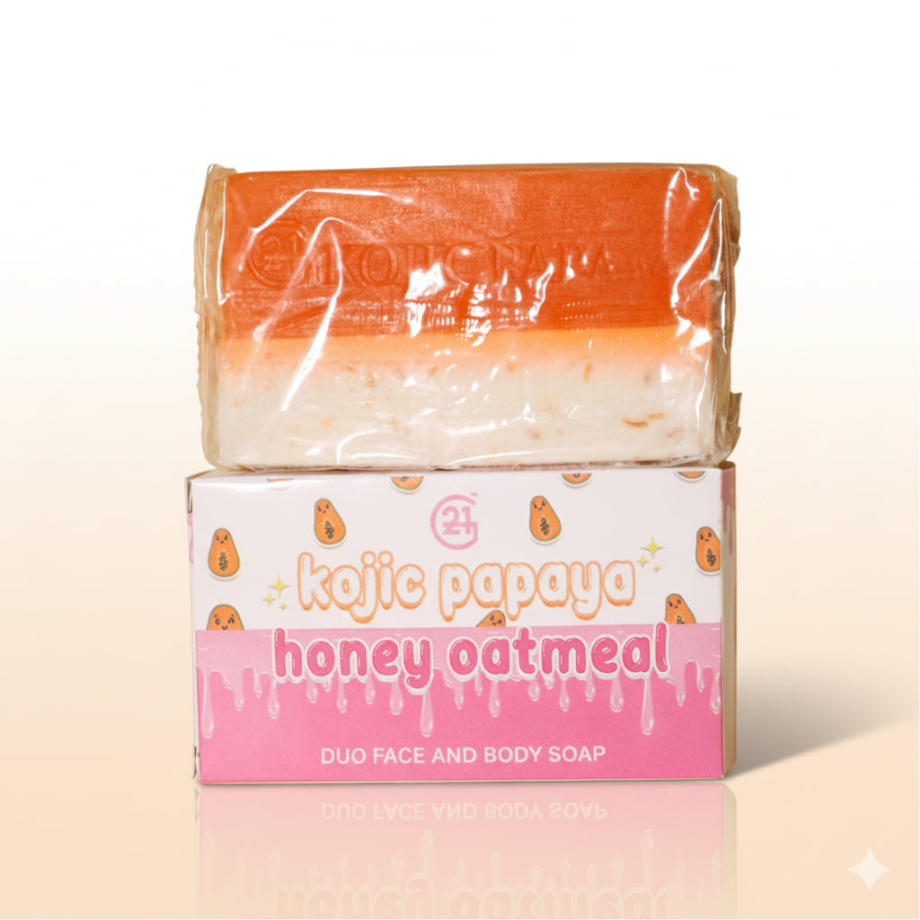 G21 Kojic Papaya Honey Oatmeal Soap – 150g Glo Arabia