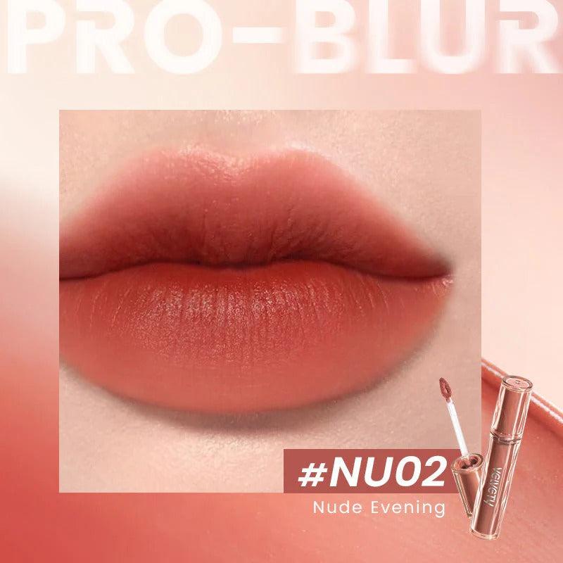 Focallure Airy Velvet Lipcream L15 Long Lasting Matte Liquid Lipstick Soft Smooth Lightweight Lip Color Non Drying Hydrating Velvet Finish #NU02 Nude Evening Focallure