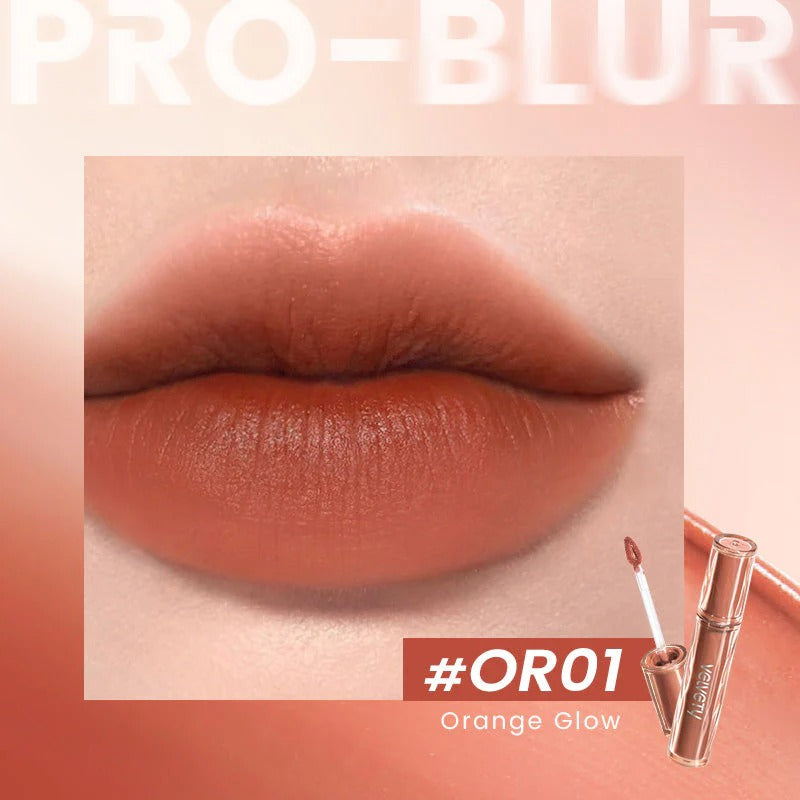 Focallure Airy Velvet Lipcream L15 Long Lasting Matte Liquid Lipstick Soft Smooth Lightweight Lip Color Non Drying Hydrating Velvet Finish #OR01 Orange Glow Focallure