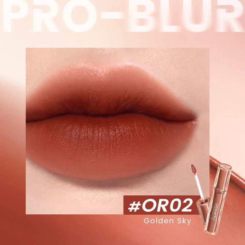Focallure Airy Velvet Lipcream L15 Long Lasting Matte Liquid Lipstick Soft Smooth Lightweight Lip Color Non Drying Hydrating Velvet Finish #OR02 Golden Sky Focallure