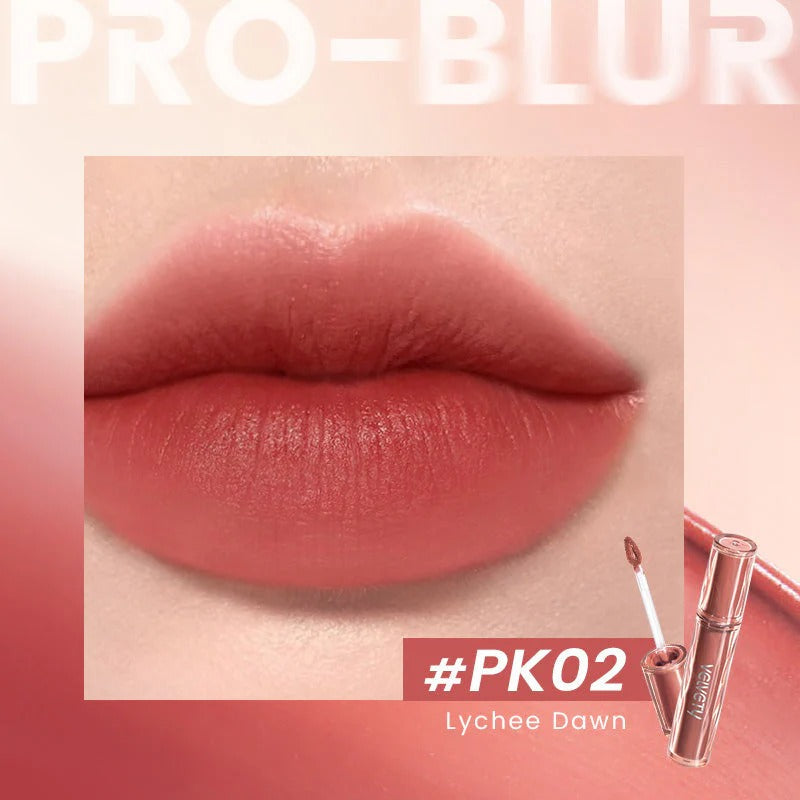Focallure Airy Velvet Lipcream L15 Long Lasting Matte Liquid Lipstick Soft Smooth Lightweight Lip Color Non Drying Hydrating Velvet Finish #PK02 Lychee Dawn Focallure
