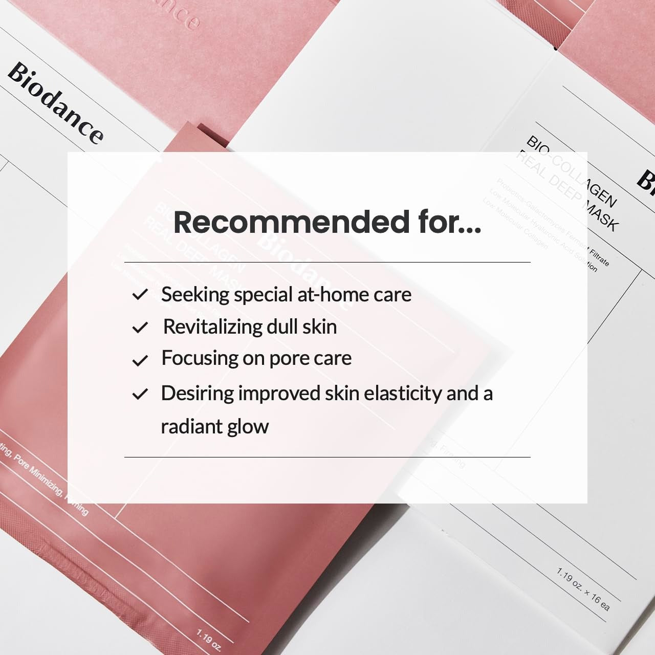 Biodance Bio-Collagen Real Deep Mask (4Pcs-Box) Biodance