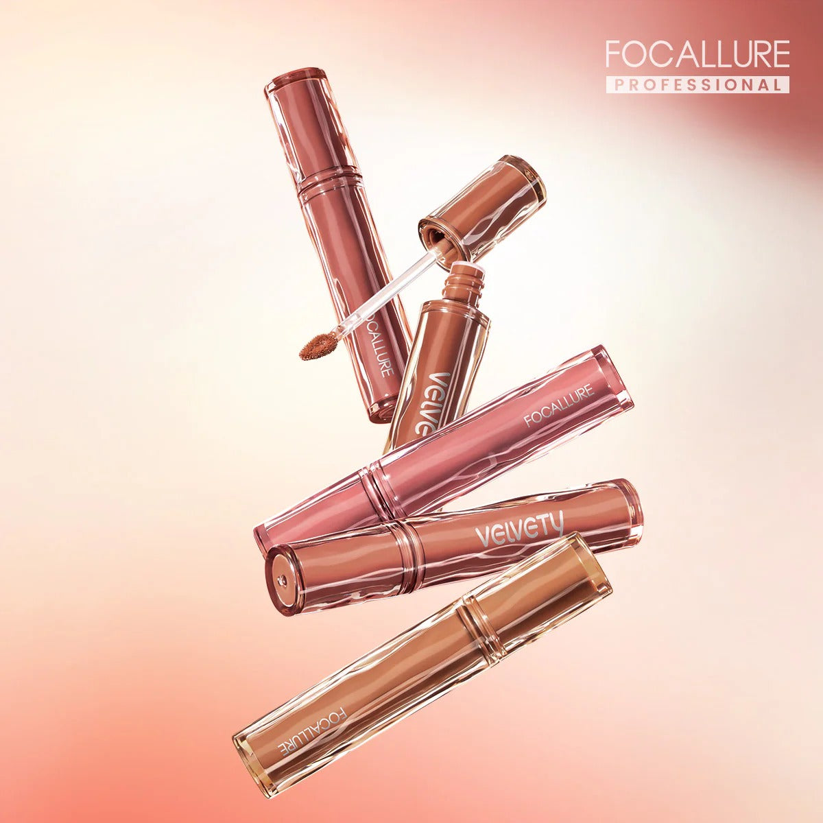 Focallure Airy Velvet Lipcream L15 Long Lasting Matte Liquid Lipstick Soft Smooth Lightweight Lip Color Non Drying Hydrating Velvet Finish Focallure