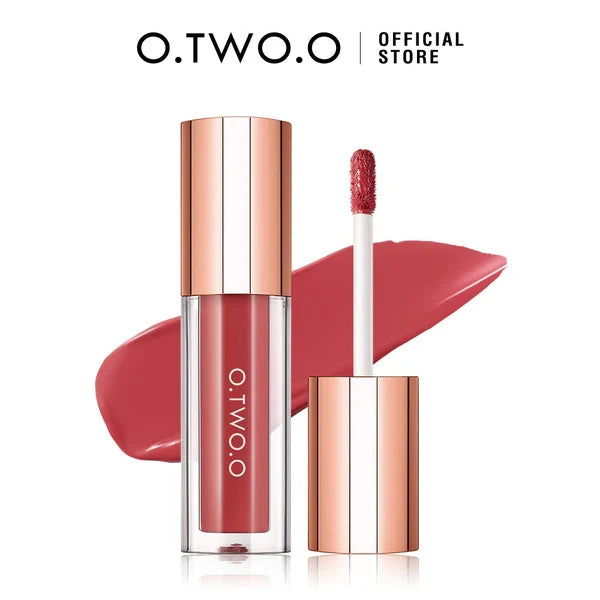 O.TWO.O New Waterproof Matte Long-wearing Lip Mud Highpigment Lip Gloss O.TWO.O