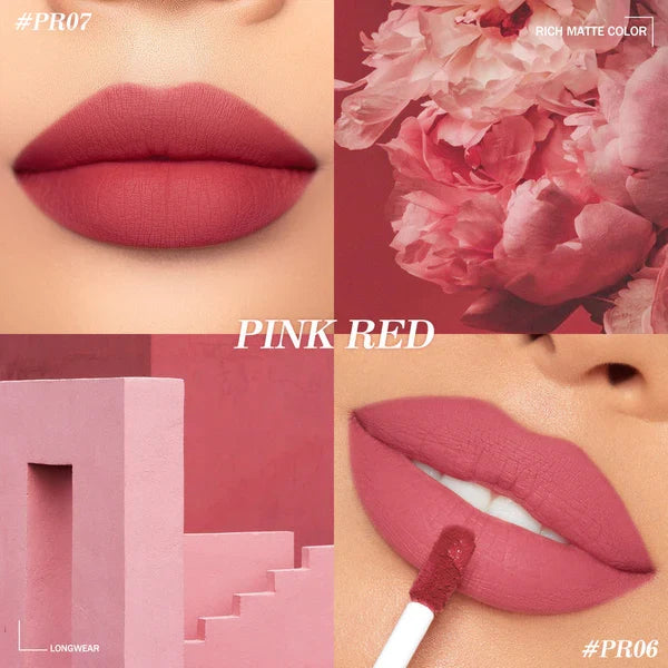 O.TWO.O New Waterproof Matte Long-wearing Lip Mud Highpigment Lip Gloss O.TWO.O
