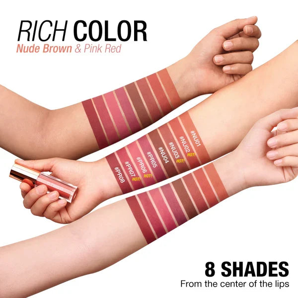 O.TWO.O New Waterproof Matte Long-wearing Lip Mud Highpigment Lip Gloss O.TWO.O