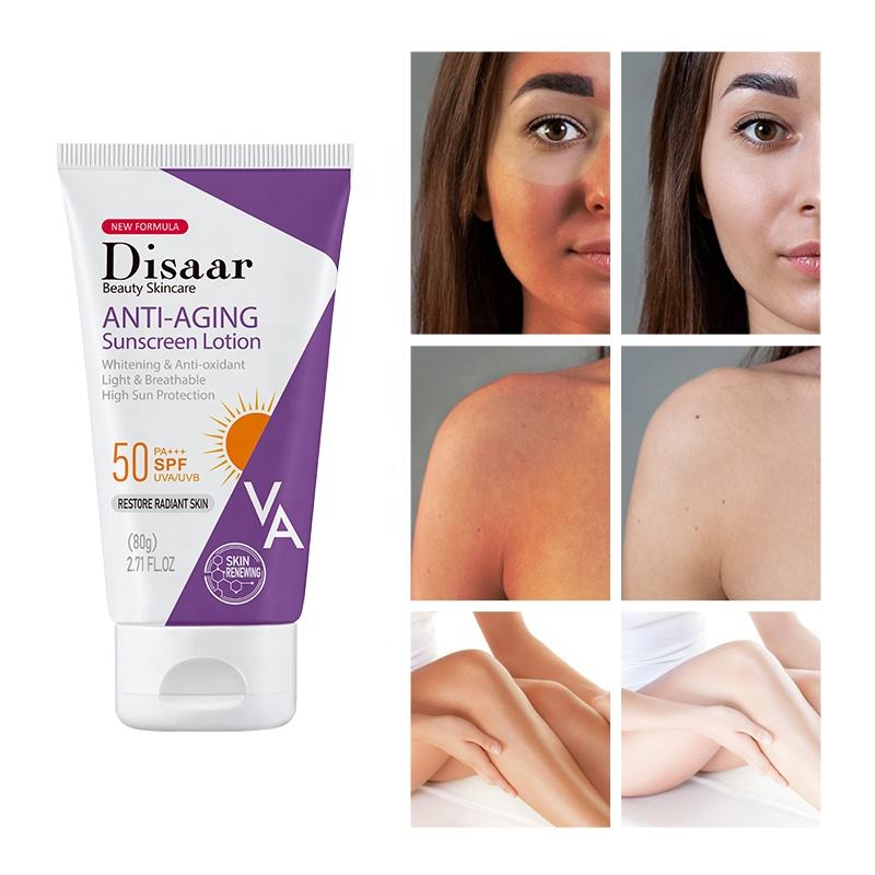 Disaar VA Anti-Aging Sunscreen Lotion - 80g Disaar