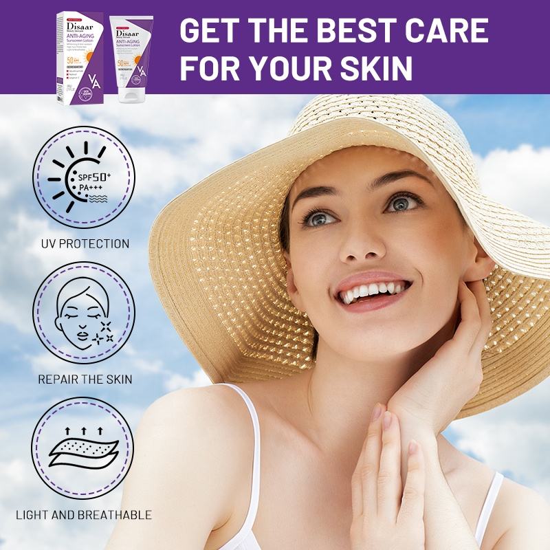 Disaar VA Anti-Aging Sunscreen Lotion - 80g Disaar